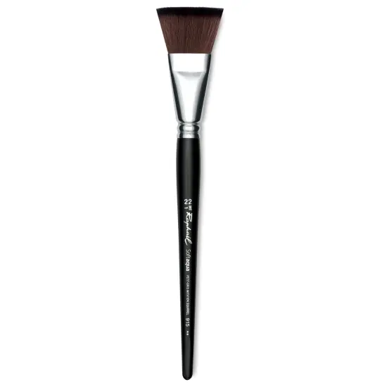 Rapha&euml;l Soft Aqua Brush - Flat, Size 22, Short Handle {1}