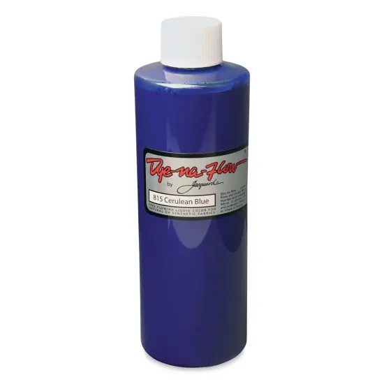 Jacquard Dye-Na-Flow Fabric Color - Cerulean Blue, 8 oz bottle {1}