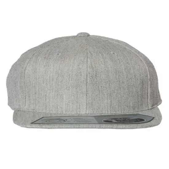 Flexfit&reg; Snapback Cap for Style and Comfort Heather Grey {1}