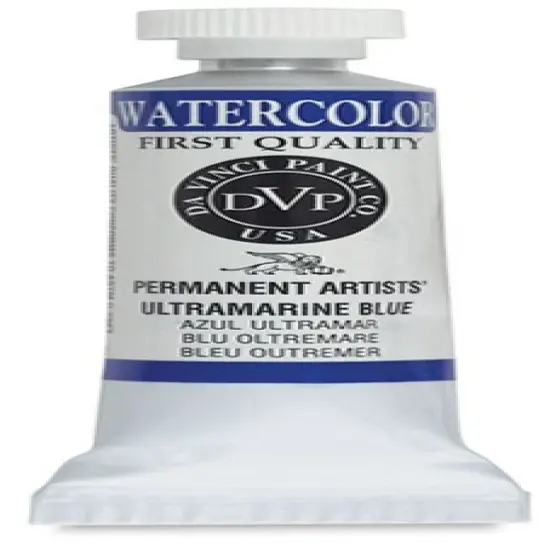 Da Vinci Artists' Permanent Watercolor - Ultramarine Blue, 15 ml tube {2}