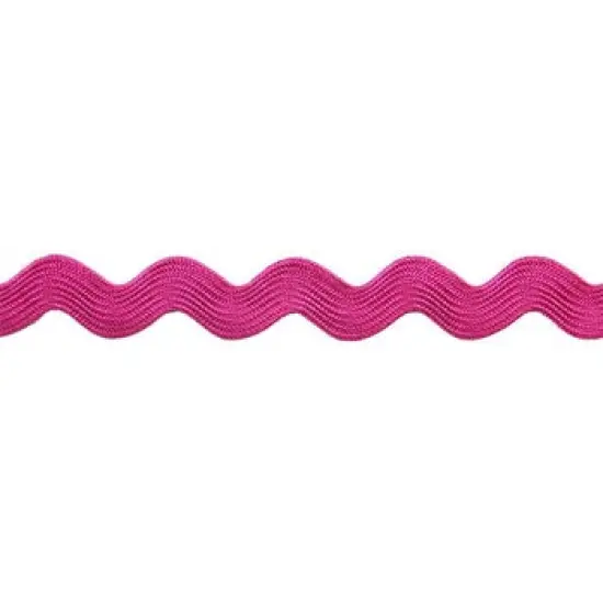 Belagio Medium Ric Rac Trim, 0.75" Wide, 25-Yard Bolt, Hot Pink {1}