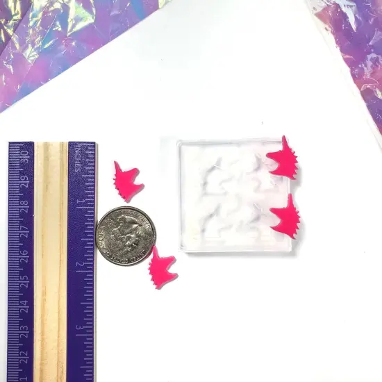 Unicorn Stud Earring Silicone Mold(A11) {3}