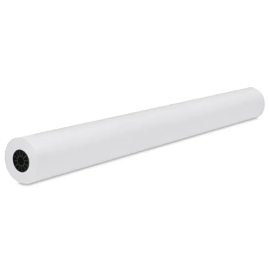 Rainbow Duo-Finish Economy Kraft Paper - 48" x 200 ft, White {1}