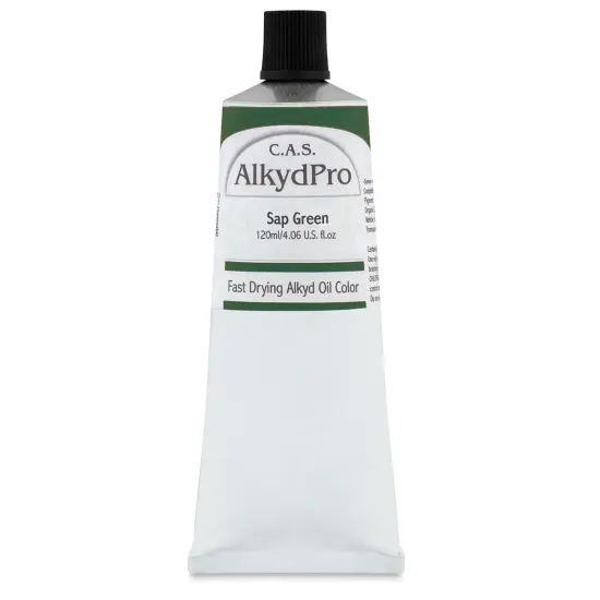 CAS AlkydPro Fast-Drying Alkyd Oil Color - Sap Green, 120 ml tube {1}