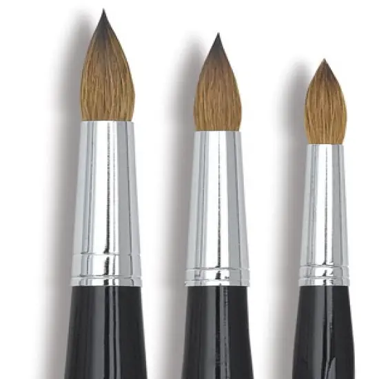 Da Vinci Ussuri Red Sable Brush Set - Round, Set of 3 {1}