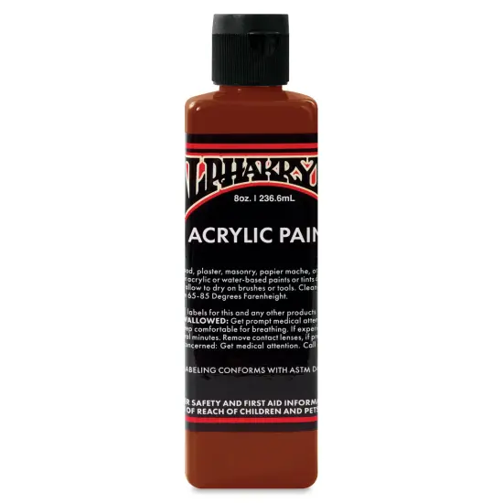 Alpha6 Alphakrylic Acrylic Paint - Burnt Caramel, 8 oz {1}