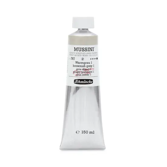 Schmincke Mussini Oil Colors - Brownish Gray 1, 150 ml tube {1}