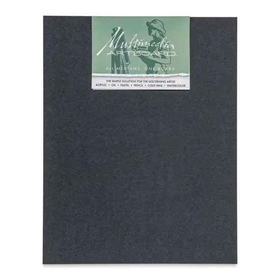 Multimedia Artboard Pack - 11" x 14" x 1/32", Black, 5 Sheets {1}