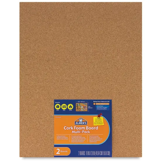 Cork Foamboard - 16" x 20", Pkg of 2 {2}