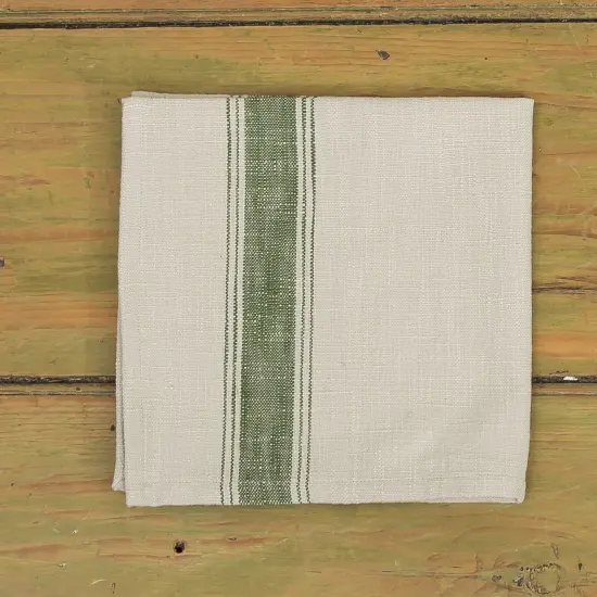 Easter Bunny Feed Sack Woven Cotton Single Cloth Napkin {3}