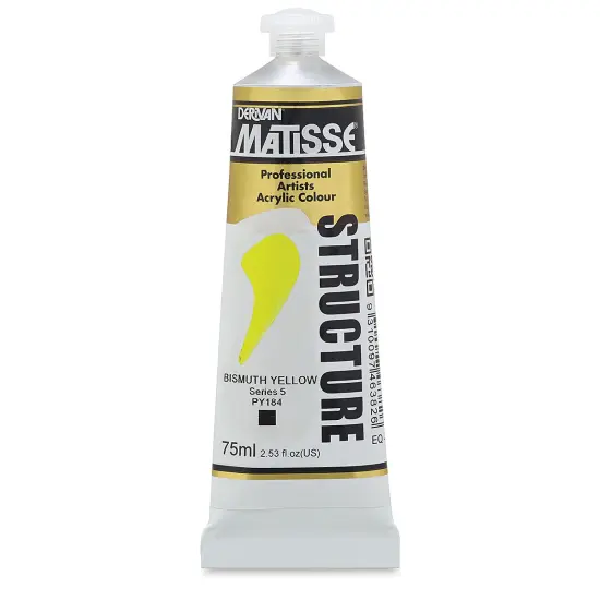 Matisse Structure Paint - Bismuth Yellow, 75 ml {2}