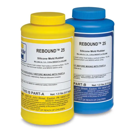 Smooth-On Rebound 25 Silicone Rubber - 2 Jars, 16 oz {2}