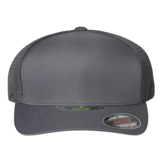 Flexfit&reg; Unipanel Trucker Cap Charcoal {1}