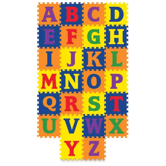 Creativity Street WonderFoam Carpet Tiles - Alphabet {2}