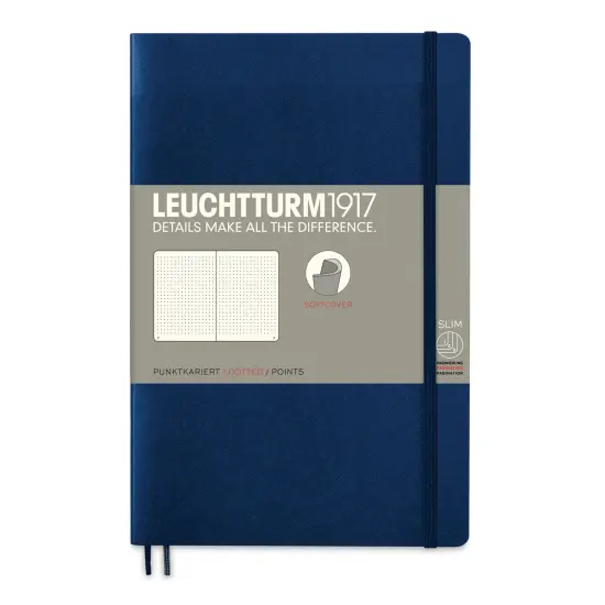 Leuchtturm1917 Dotted Softcover Notebook - Navy, 5" x 7-1/2" {1}