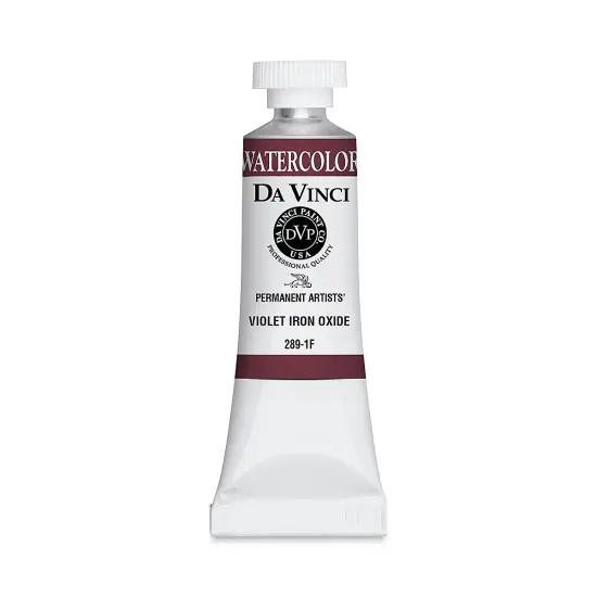 Da Vinci Artists' Permanent Watercolor - Violet Iron Oxide, 15 ml tube {1}