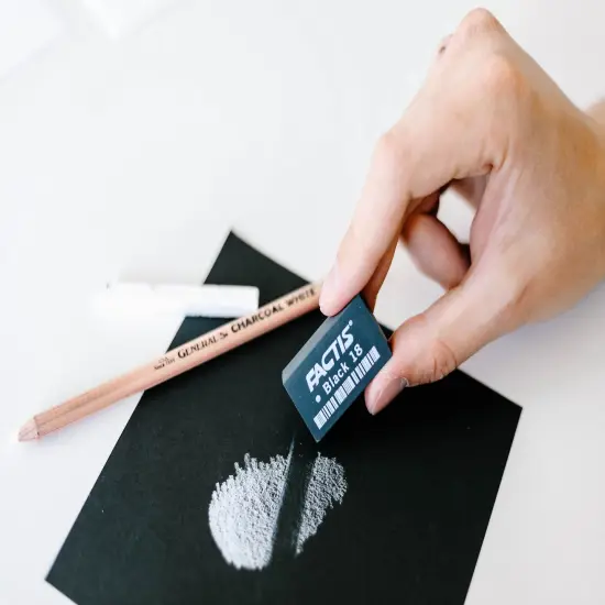 General's Magic Black Erasers 2/Pkg {4}