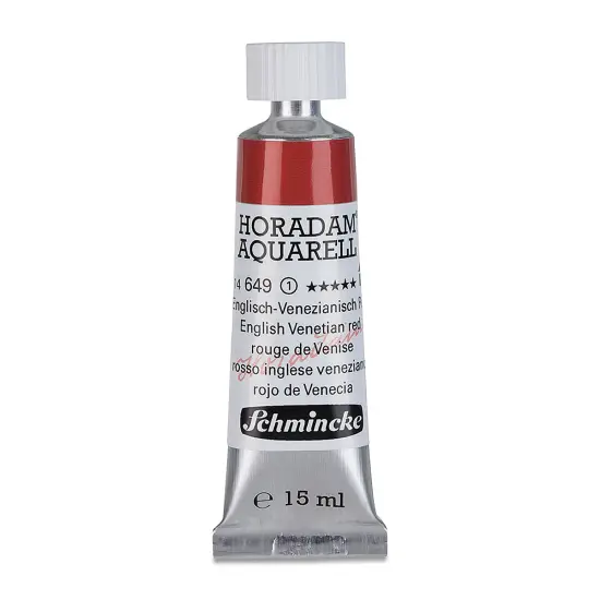 Schmincke Horadam Aquarell Artist Watercolor - English Venetian Red, 15 ml tube {2}