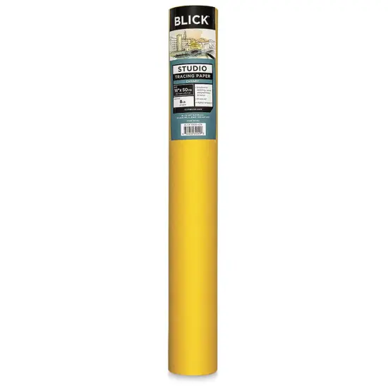 Blick Studio Tracing Paper Roll - 18" x 50 yds, Canary {1}