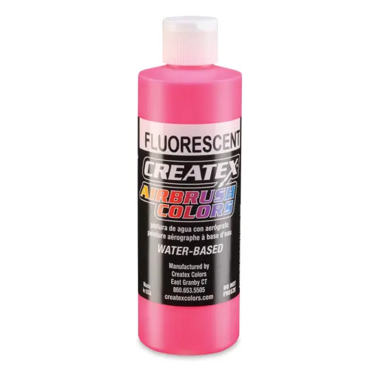 Createx Airbrush Color - 8 oz, Fluorescent Hot Pink {1}