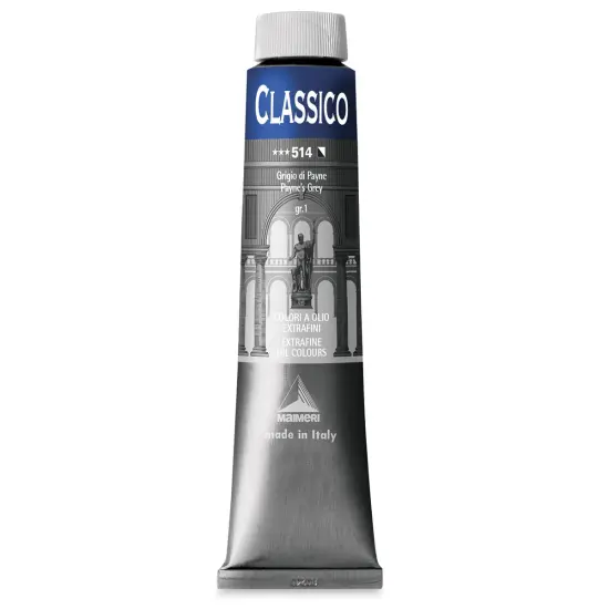 Maimeri Classico Oil Color - Payne's Gray, 200 ml tube {1}