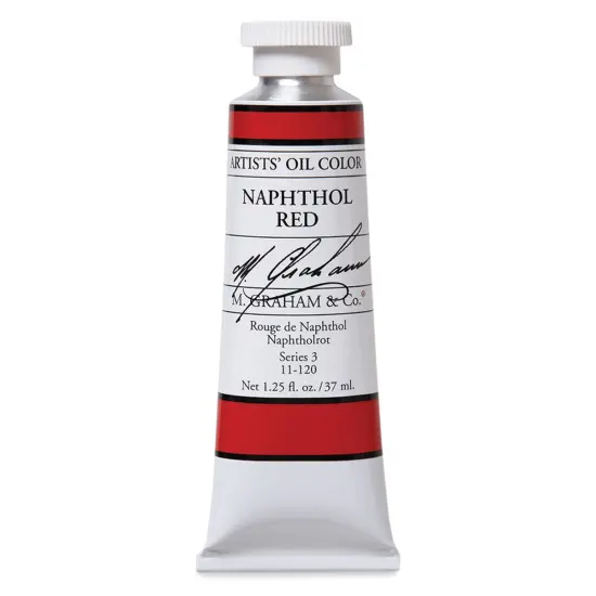 M. Graham Artists' Oil Color - Naphthol Red, 37 ml tube {1}