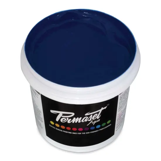 Permaset Aqua Fabric Ink - Process Cyan, Liter {1}