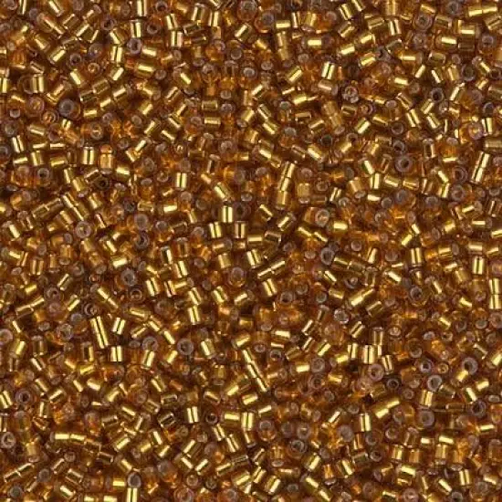 Miyuki Delica Bead 15/0, DBS0144, Silver Lined Dark Topaz {1}