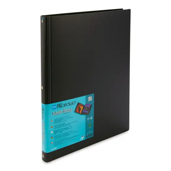 Itoya Art Profolio Multi-Ring Binder - 11" x 14", Black, Portrait {1}