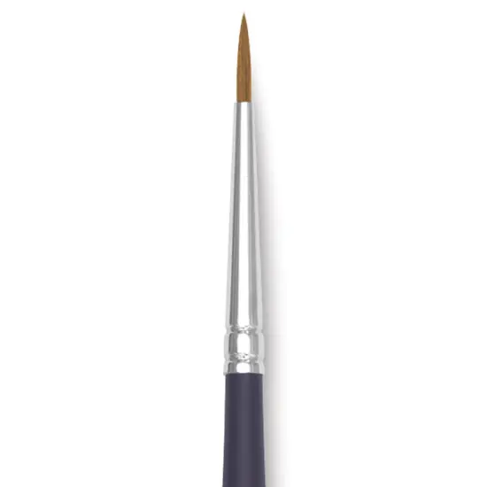 Winsor & Newton Artists' Kolinsky Sable Watercolor Brush - Round, Short Handle, Size 1 {1}