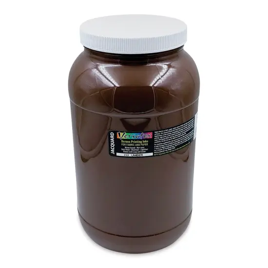 Jacquard Versatex Screen Printing Ink - Umber, 128 oz jar {1}