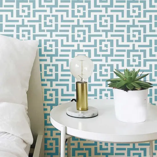 Greek Key Small Wall Stencil {1}