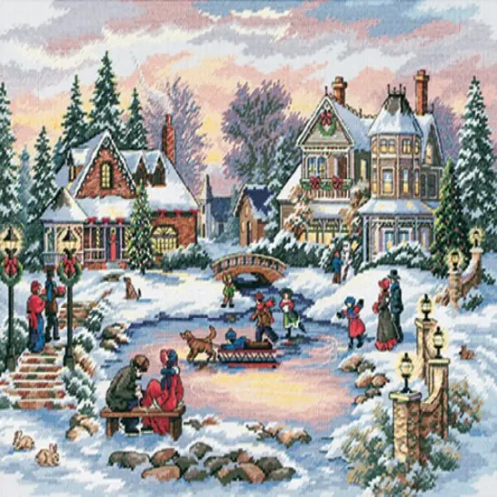 Dimensions Gold Collection Counted Cross Stitch Kit 16"X12"-A Treasured Time {1}