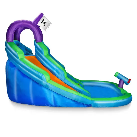 Cloud 9 Bounce House for Kids with Climbing Wall, Water Slide, and Pool - Includes Blower {3}