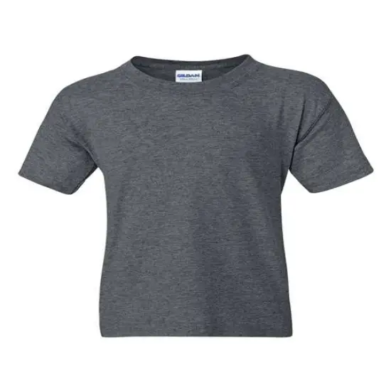 Gildan&reg; DryBlend Youth Short Sleeve Crewneck T-Shirt Dark Heather {1}