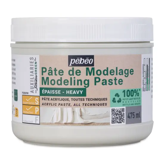 Pebeo Studio Green Modeling Paste - Heavy, 475 ml {1}