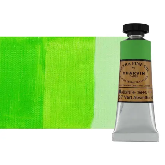 Charvin Extra Fine Oil Paints Absinthe Green - 60, 120, 150 {2}
