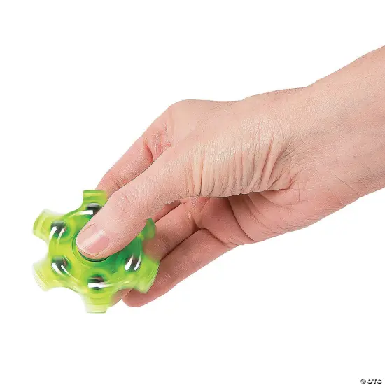 Glow-in-the-Dark Fidget Spinners - 6 Pc. {3}