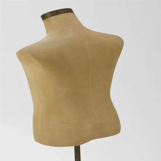 Tripar International 72" Beige and Brown Modern Male Body Form with Cast Iron Pedestal Base {5}