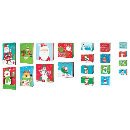 Lindy Bowman Pack of 20 Assorted Christmas Holiday Gift Boxes Multi {4}
