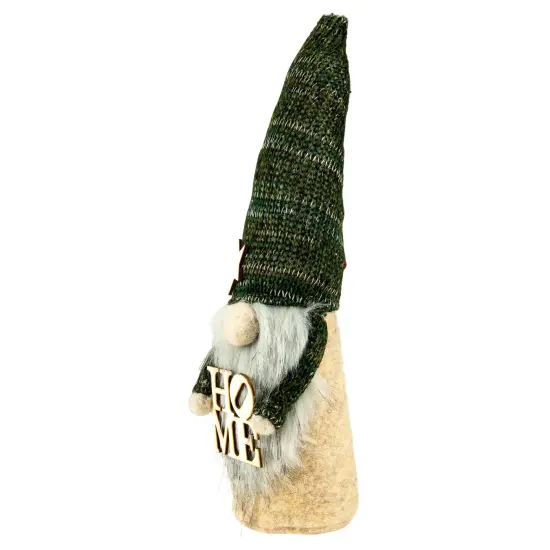Northlight Standing "Home" Gnome Christmas Figure - 14" - Green {5}