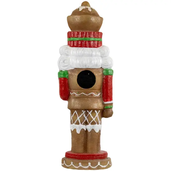 Northlight LED Lighted Gingerbread Nutcracker Christmas Figurine - 25.5" Brown {7}