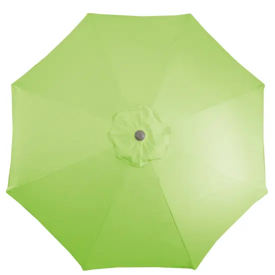 Northlight 9ft Outdoor Patio Market Umbrella with Hand Crank and Tilt, Lime Green {5}