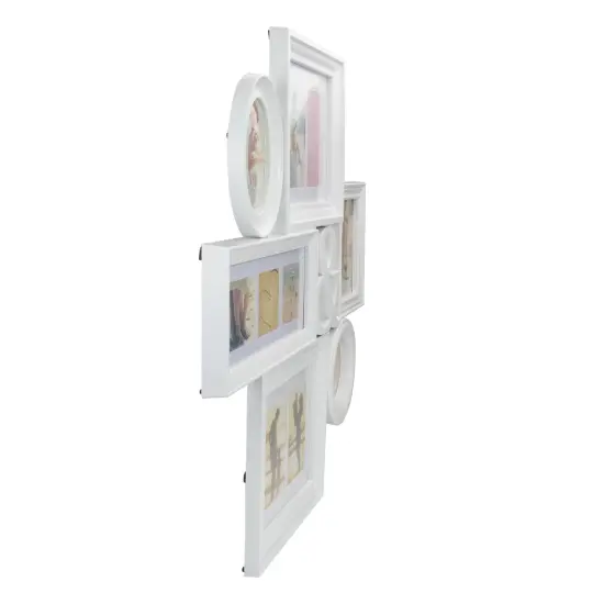 Northlight Multi-Sized Photo Collage Picture Frame - 27.75" - White {4}