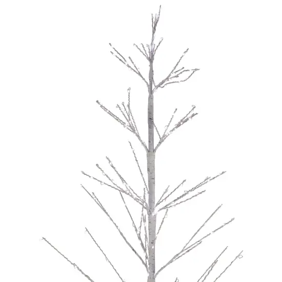 Northlight 6' LED Lighted White Birch Christmas Twig Tree - Pure White Lights {7}
