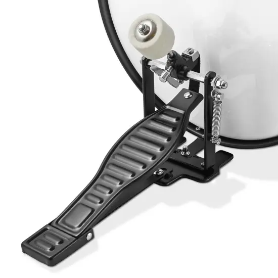 Gammon 3-Piece Junior Drum Set with Throne, Complete Beginner Kit with Bass Drum, Toms, Cymbal, Pedal, and Drumsticks {6}