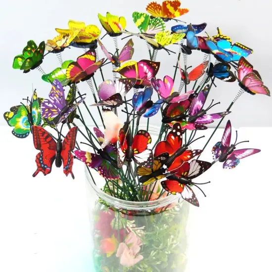 200 Pcs Butterfly Stakes {1}