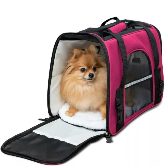 Kitcheniva Airline Approved Pet Carrier Pink {5}