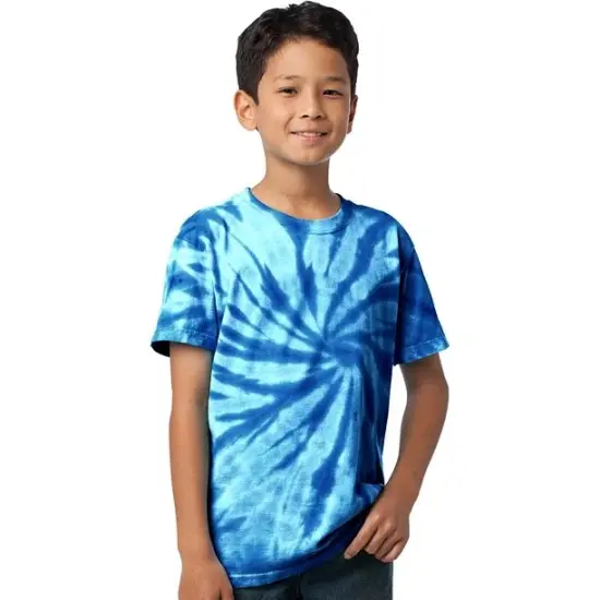 Tie-Dye&reg; Toddler Crew Neck Short Sleeve T-Shirt Blue Jerry {5}