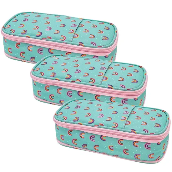 Oh Happy Day Rainbows Pencil Case, Pack of 3 {1}